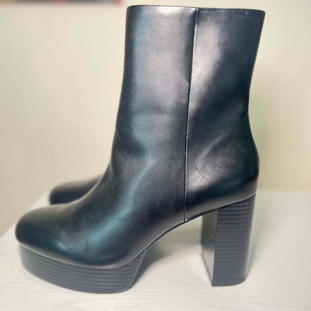 H&M black Platform Ankle Boots